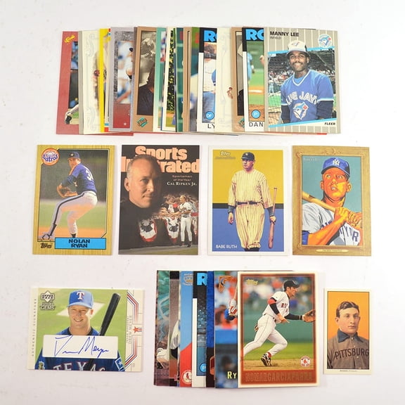 40 Baseball Hall-of-Fame & Superstar Cards Collection - Look for Your Favorite Baseball Stars