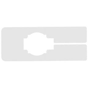 40 Blank Rectangular Size Dividers for Retail Clothing Rack Divider White Organize Closet