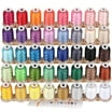 New brothread 25 Assorted Variety Spools Variegated Polyester Sewing ...