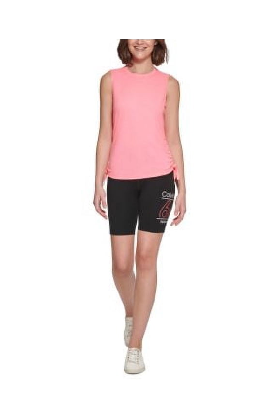 Performance Womens Ruched Side Tie Tank Top Energy L
