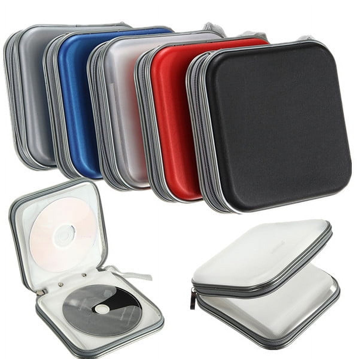40 Capacity CD/DVD Case Album Wallet Holder Portable Cover Bag Box ...