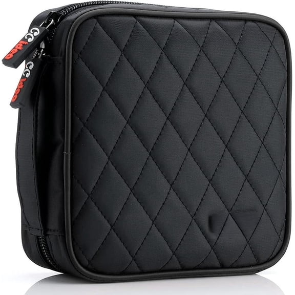 40 Capacity CD/DVD Case Holder Portable Wallet Disc Storage Binder for , ,Travel Carrying Organizer (Black) Specials