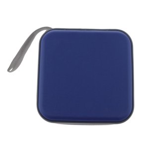 40 Capacity Case, Storage Wallets Storage Organizer Flexible Protective Storage, 5.91x5.91inch Blue
