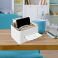 thumbnail image 1 of Up to 40% off Clearance! InsCrazy Desktop Tissue Box Holders with Compartments Desktop Paper Drawer Desktop Organizer Holders for Home, Office and Bedroom Home Decor, 1 of 8