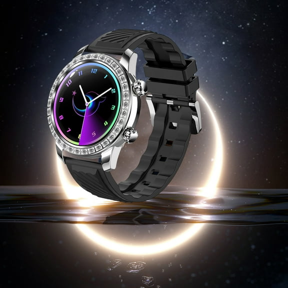 Up to 40% off Clearance, InsCrazy Smart Watch, Smartwatch with Two Watch Bands Bluetooth HD Call Intelligent Voice Control Long Battery Life and IP68 Water Proofing 1.52inch Gifts for Father