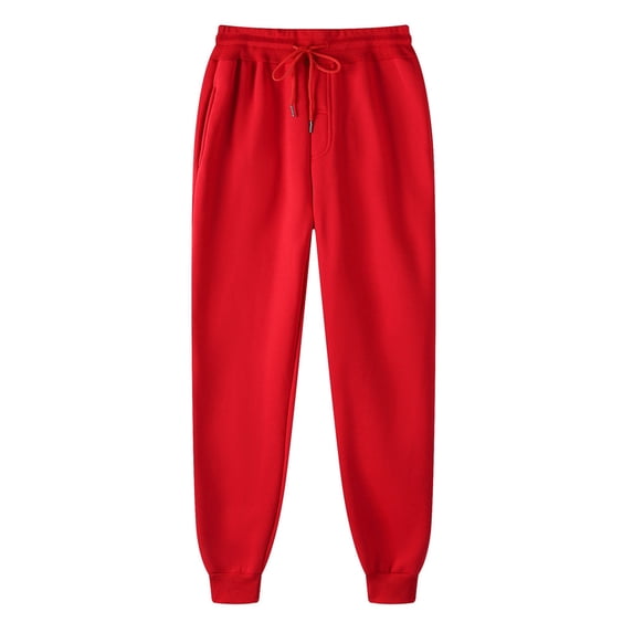 40% off Clearance! purcolt Men's Plus Size Fleece Sweatpants Jogger Pants with Pockets, Active Running Athletic Joggers Cuffed Ankle Sweat Pants Lounge Trousers