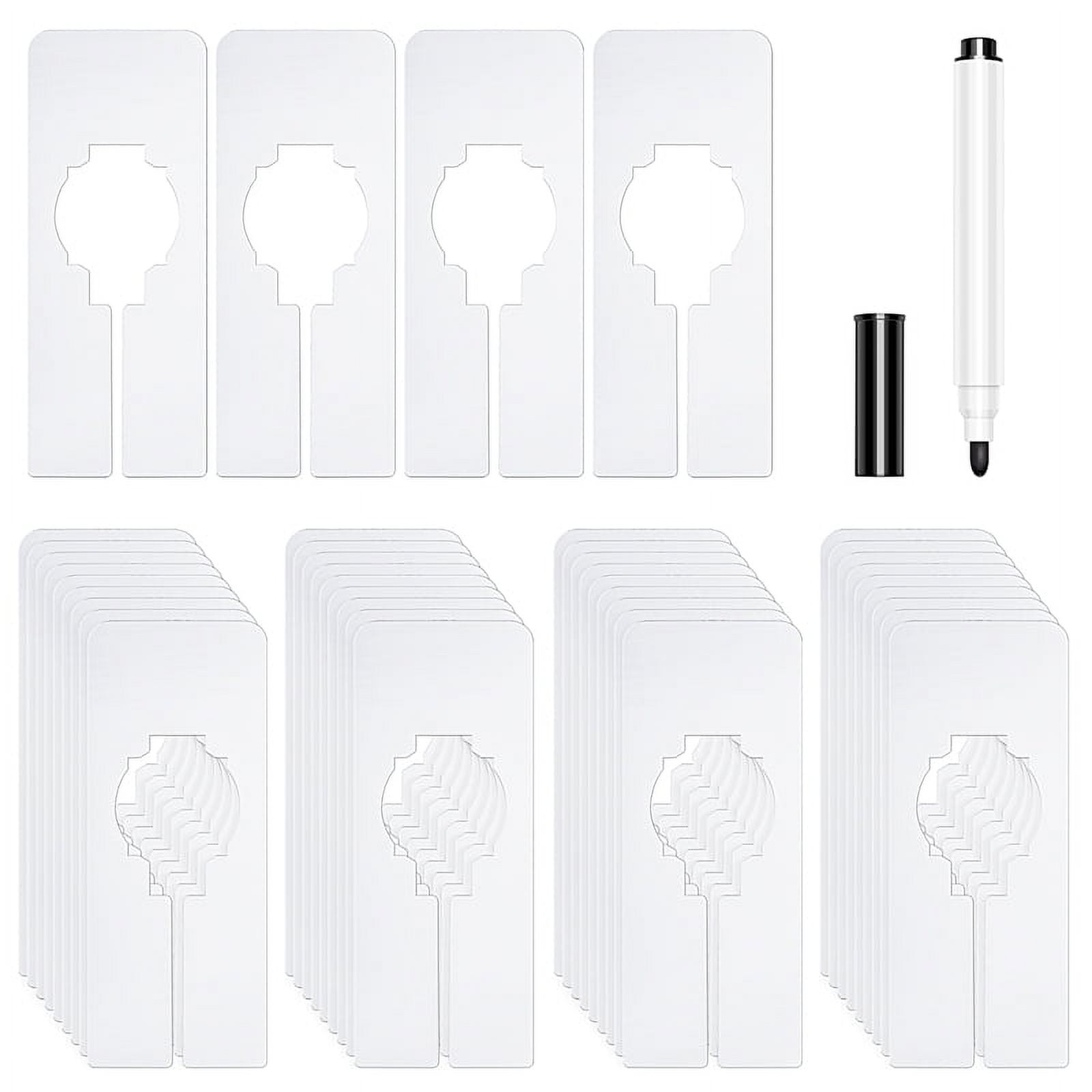 40 Closet Dividers for Hanging Clothes Clothing Size Dividers for