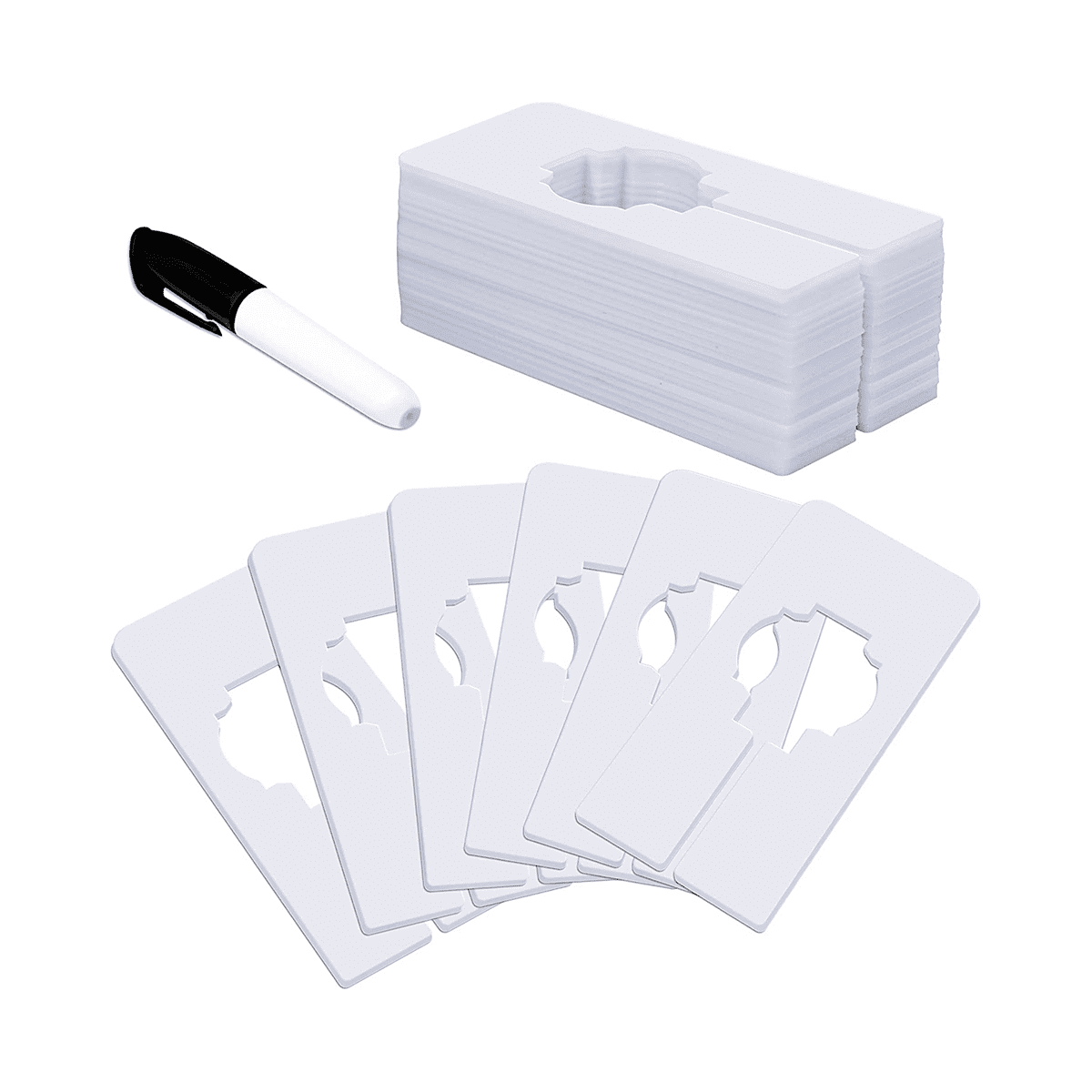 40 Closet Dividers for Hanging Clothes Rectangle Clothing Size