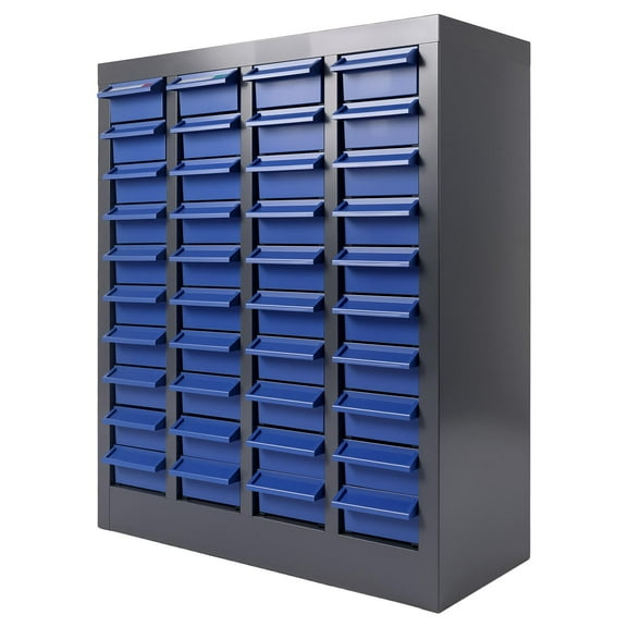 40 Compartment Parts Cabinet, 218.6624.8 Inch Steel, 7.83.92 Inch Drawers, Suitable for Garage Shelf, DIY Workshop, Tool Room