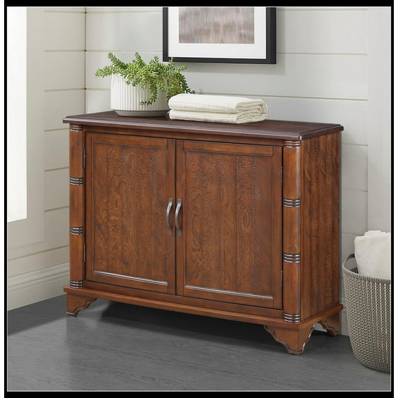 40" Console Table with Storage Shelf, Retro Entryway Table with Adjustable Storage Shelf