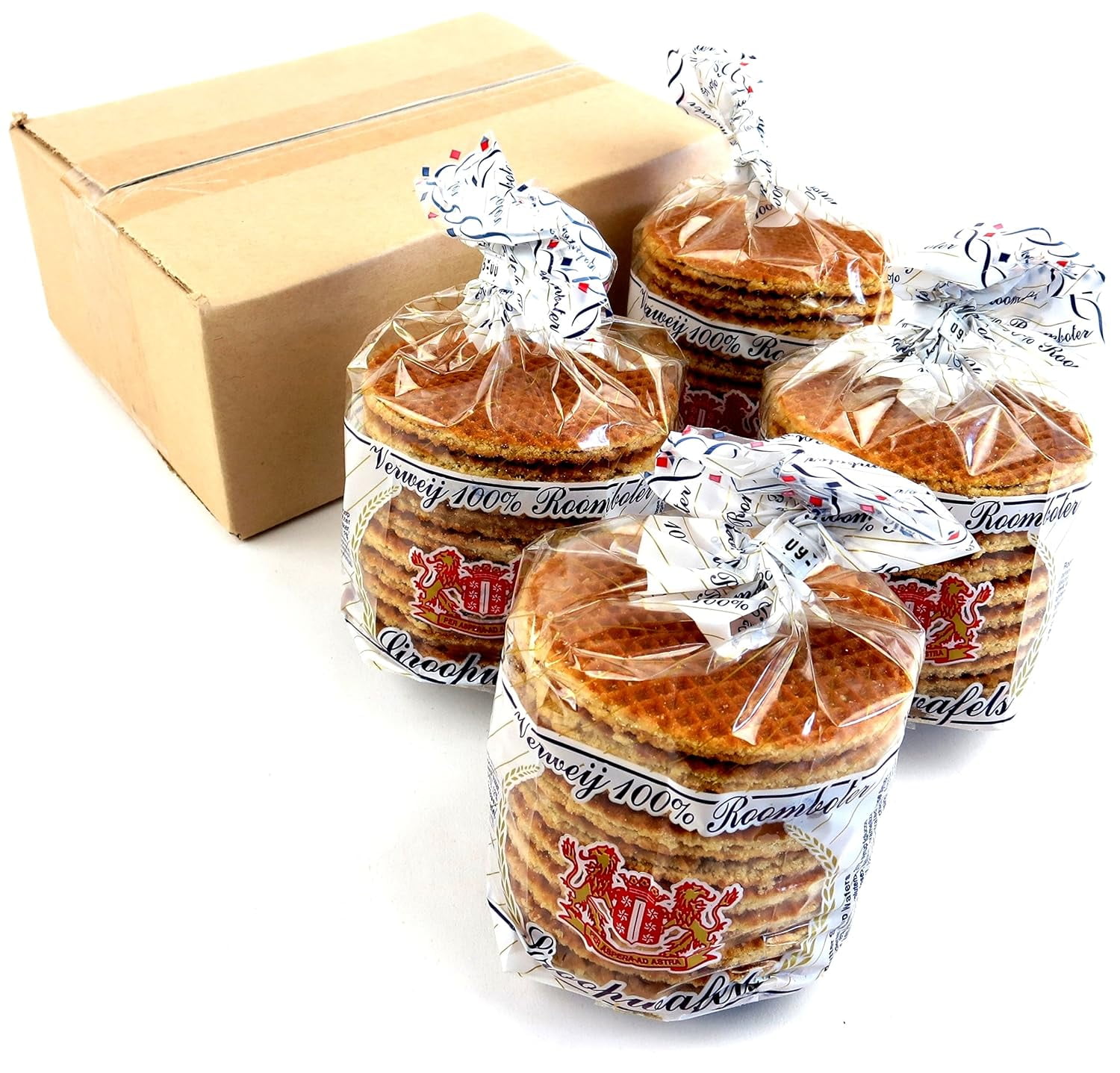 40 Count 100% Butter Syrupwafers (Stroopwafels 100% Butter) In Frustration Free Packaging