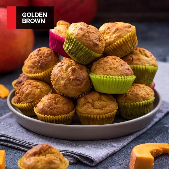 40-Count Disposable Muffin Tins 6-Cup Standard Size Foil Pans for Baking Parties