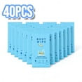 thumbnail image 1 of 40 Count Individually Wrapped Body Wipes, 9.29" x 8" Large No Rinse Shower Wipes for Adults, Portable Cleansing Wipes for Gym Camping Hiking, 1 of 7
