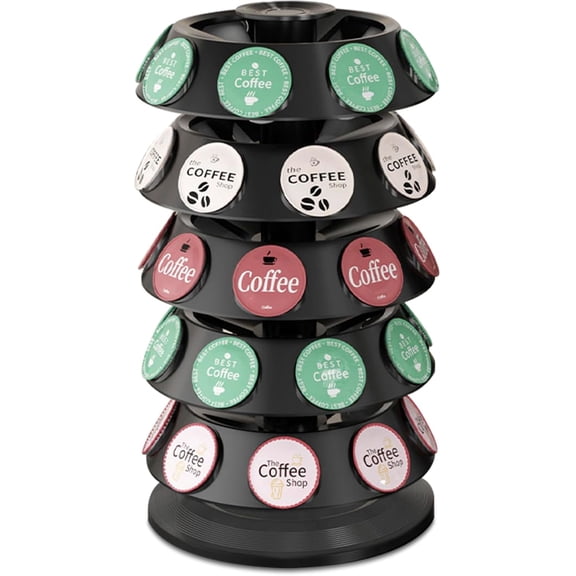 40-Cup K-Cup Carousel – Coffee Pod Holder Organizer, Keurig Compatible, for Home/Office Kitchen Counter