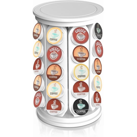 40-Cup K-Cup Carousel – Coffee Pod Holder Organizer, Keurig Compatible, for Home/Office Kitchen Counter