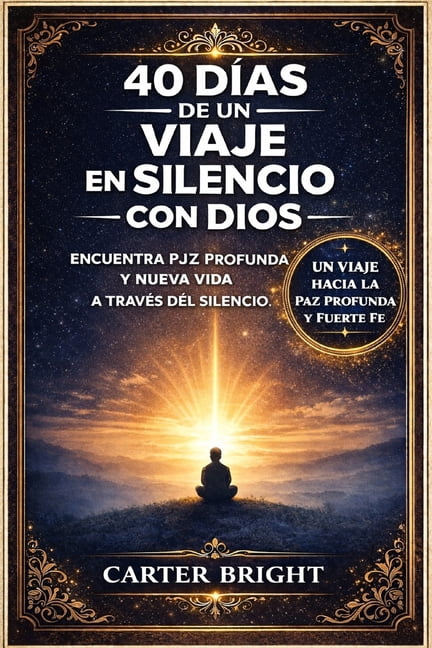 40 Días de Un Viaje En Silencio Con Dios: Encuentra paz, una fe profunda en Dios y una nueva vida a través del silencio, (Paperback)