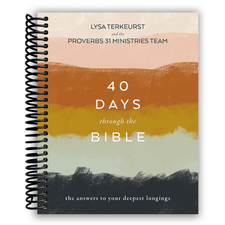 40 Days Through the Bible (Spiral Bound)