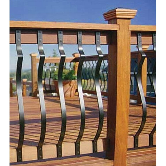 40" Deckorators Baroque Baluster 5 pack - Black
