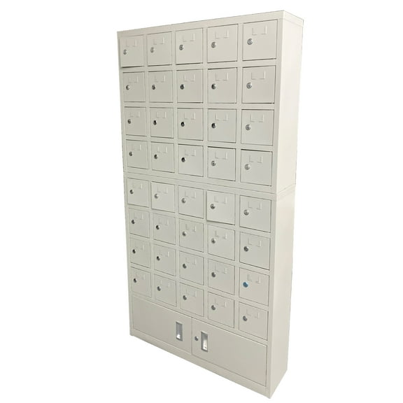 40 Doors Mobile Phone Storage Cabinet Split Cell Phone Locker