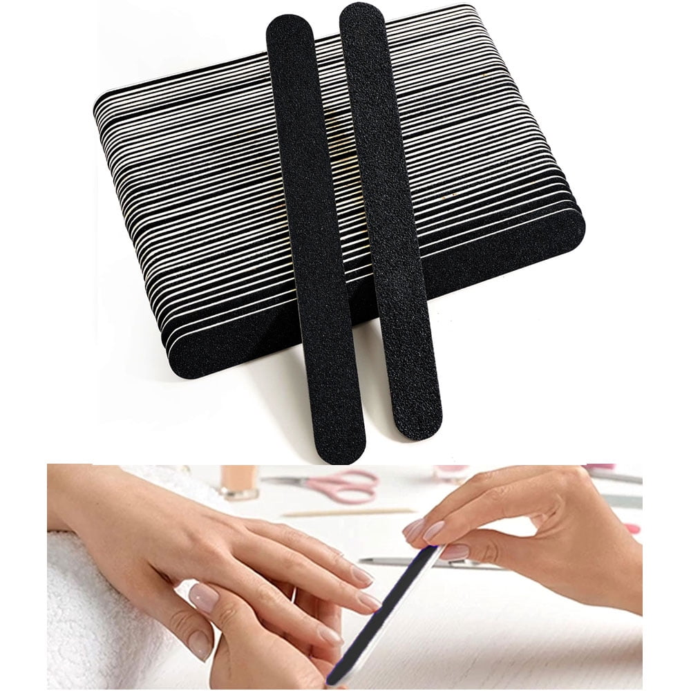 40 Double Sided Nail Files Emery Boards 4.5