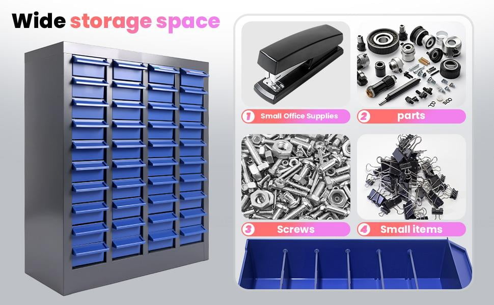40-Drawer Parts Cabinet, Bolt and Nut Tool Storage Cabinet, featuring ...
