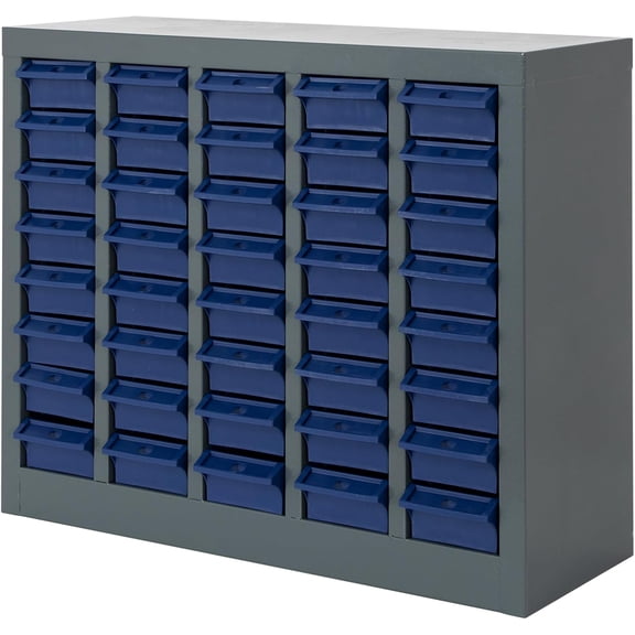 40 Drawers Bolt and Nut Tool Storage Cabinet Parts Cabinet Hardware Organization Shelves Bolts Bin Tool with ABS Material Drawer Stickers for Tool Hardware Storage, Grey$$Tools