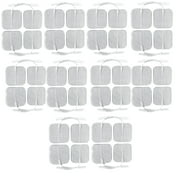40 Electrode Pads Tens Units 2x2Inch White Cloth
