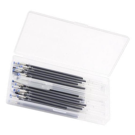40 Erasable Fabric Marking Refills Replaceable Pen Refills with Box, Perfect for Fabrics in Various Colors Sewing Quilting Dressmaking Black