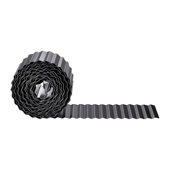 40 FT x 6 Inch Galvanized Steel Landscape Edging, Bendable Metal Garden Border Strips, for Flower Beds and Yard Pathways