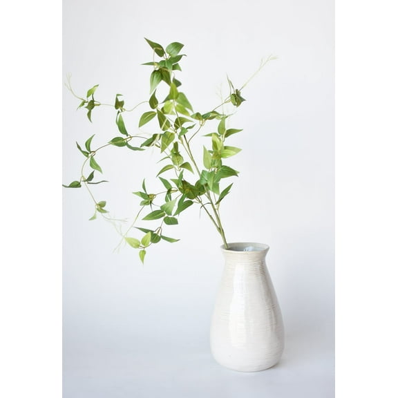 40" Faux Green Clematis Vine Stem