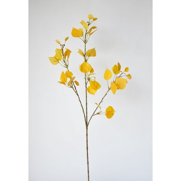 40" Faux Yellow Aspen Branch Spray