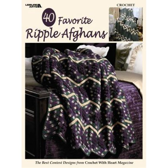 Pre-Owned 40 Favorite Ripple Afghans: The Best Contest Designs from Crochet with Heart Magazine (Paperback) 1574867067 9781574867060