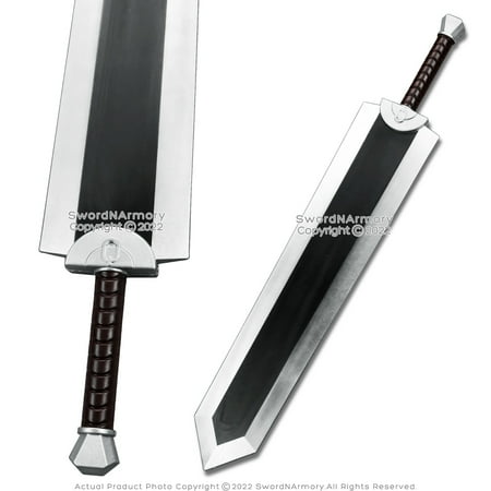 40” Foam Dragon Slayer Berserker Guts Great Sword Fantasy Anime Cosplay