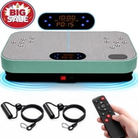Musment 99-Speed Vibration Plate Exercise Machine with 4 Preset Programs, Bluetooth, Remote & Resistance Bands
