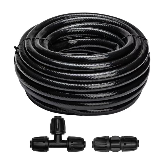 40FT 1/2" Main Tubing Drip Irrigation Garden System Main Line