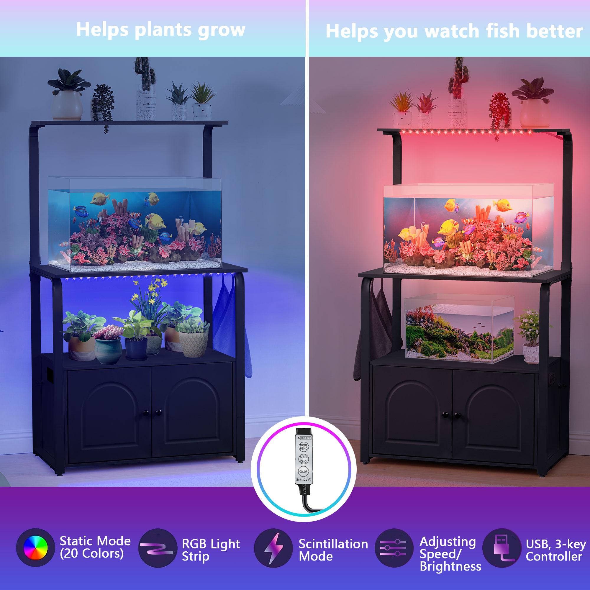 Curated visual reference: Biorb Classic 15 Aquarium With Mcr Light 4 Gallon Black Photo Inspiration