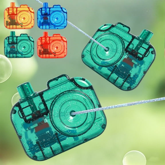 Oefntac Toys for 2 Year Old Simulation Camera Water Guns Summer Outdoor Beach Water Play Press and Spray Portable Prank Small Water Guns