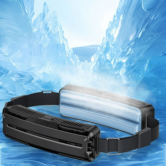 Up to 40% off Gifts Oefntac Waist Fan Ice Compress Belt Hanging Waist Fan Small Air Conditioner Outdoor Portable Cooler Clip Waist High Wind Fan 200ml