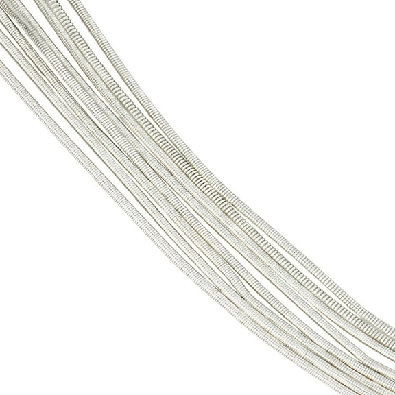 40 Gram French Metal Wire 18 Guage Embroidery Material Wire Light Silver Round Copper French Metalic Wire for DIY