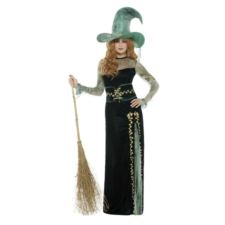 Deluxe Emerald Witch Costume Green Adult