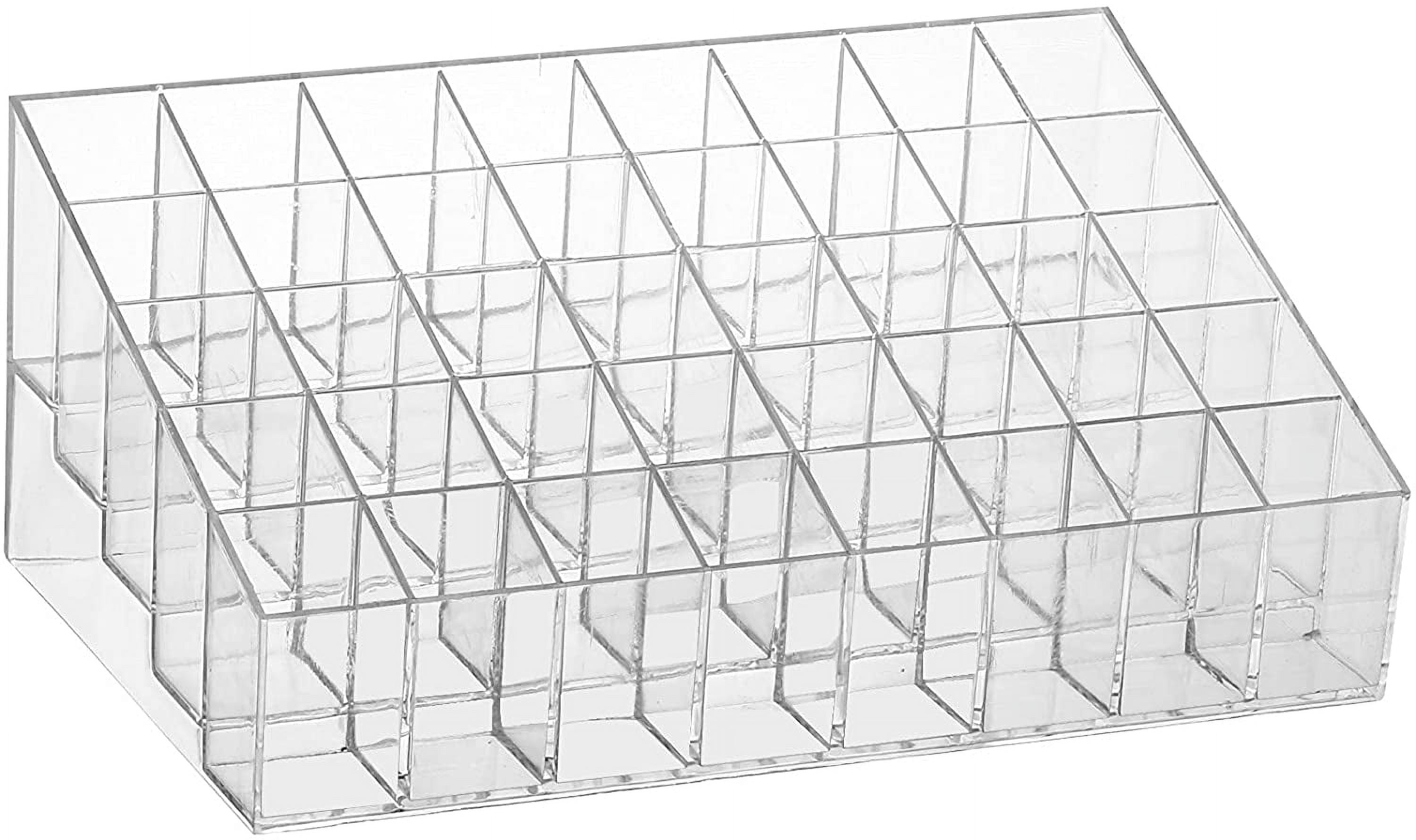 40 Grids Lipsticks Holder - Clear Acrylic Lipgloss Lipstick Organizer ...