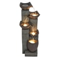 thumbnail image 1 of 40" H Cascading Water Fountain with 4 Warm White LEDS, 1 of 2