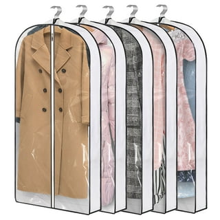 60 Garment Bags for Travel & Hanging Clothes - Suit Covers Garment Bag for  Men & Women Dress Bag - Closet Storage Suit Bag, Dress Bags, Coat Storage
