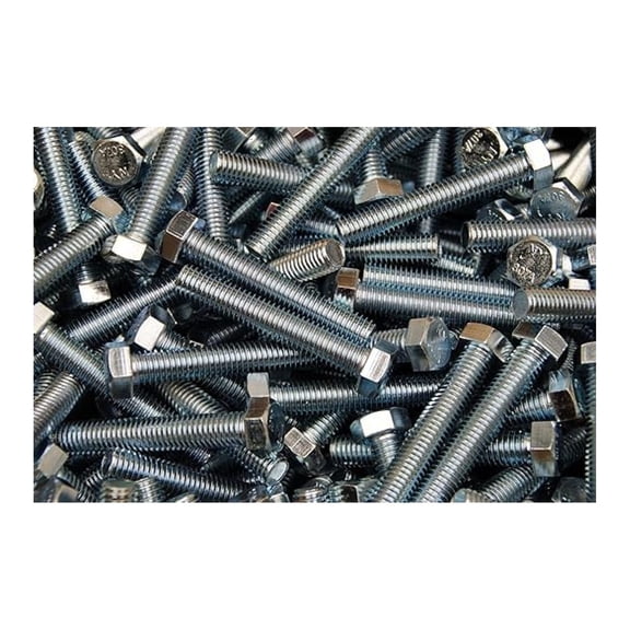 (40) Hex Head 1/2-13 x 3 Tap Bolt 307A Full Thread Zinc Plated