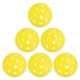 thumbnail image 1 of 40 Holes Outdoor Pickleball Balls USA Pickleball Pickleball Ball for Amateurs, Yellow 6 Pack, 1 of 6