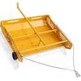 thumbnail image 1 of Horse Manure Scoop Tow Behind 2 in 1 Manure Collector & Horse Paddock Cleaner, Yellow, 1 of 8