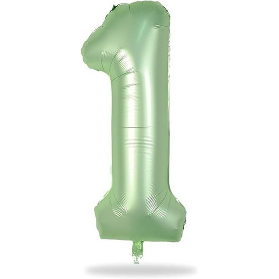 40 Inch Beige Number 1 Balloon for 1st Birthday Decoration, Large Self Inflating Cream Foil Number Balloons 0-9 for Boys Girls, White Sand 1 Helium Balloons for Women Men Party Anniversary Supplies