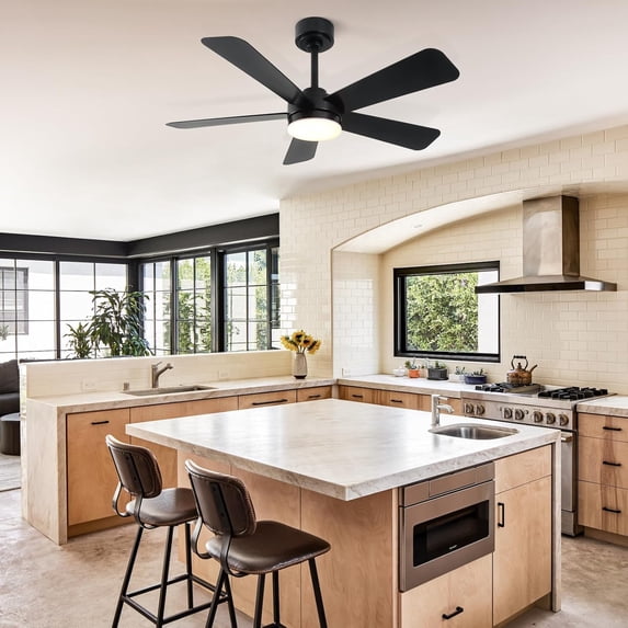 40 Inch Ceiling Fan with Light, Outdoor Fan with APP Remote Control, Reversible Motor, 6 Speeds, 3CCT Dimmable LED for Living Room Bedroom