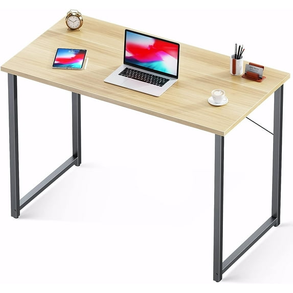 40 Inch Computer Desk, Modern Simple Style Desk for Home Office, Study Student Writing Desk,Walnut