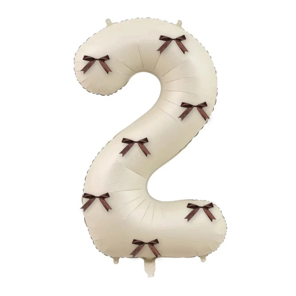 40 Inch Cream White Number 0 9 Balloons Bow Vintage Decoration Birthday 40-inch-cream-white-number-0-9-balloons-bow-vintage-decoration-birthday